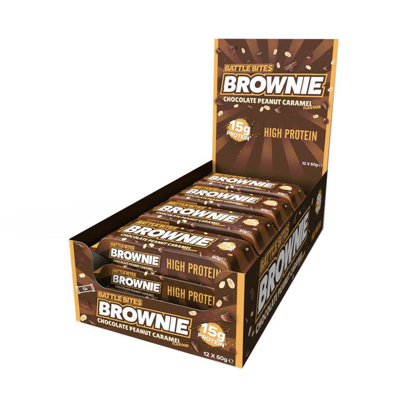 Chocolate Peanut Caramel Brownie